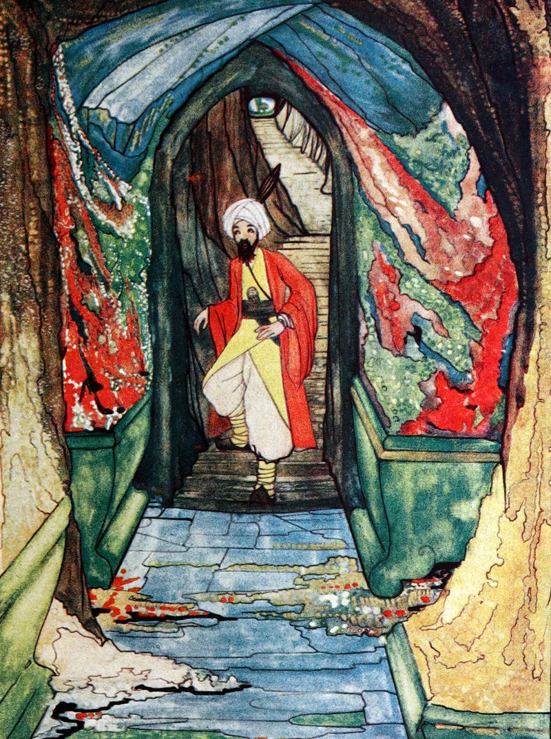 1923 Rare Book - Oriental Fairy Tales Illustrated by Rie Cramer