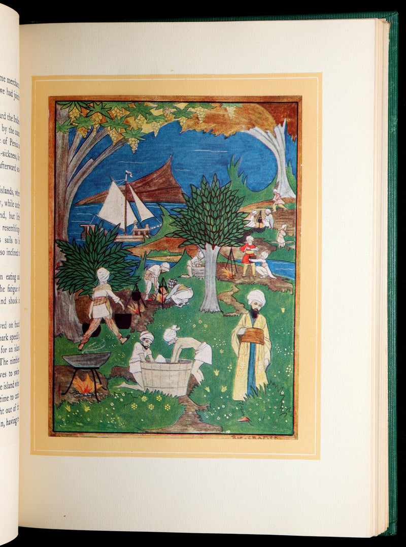 1923 Rare Book - Oriental Fairy Tales Illustrated by Rie Cramer