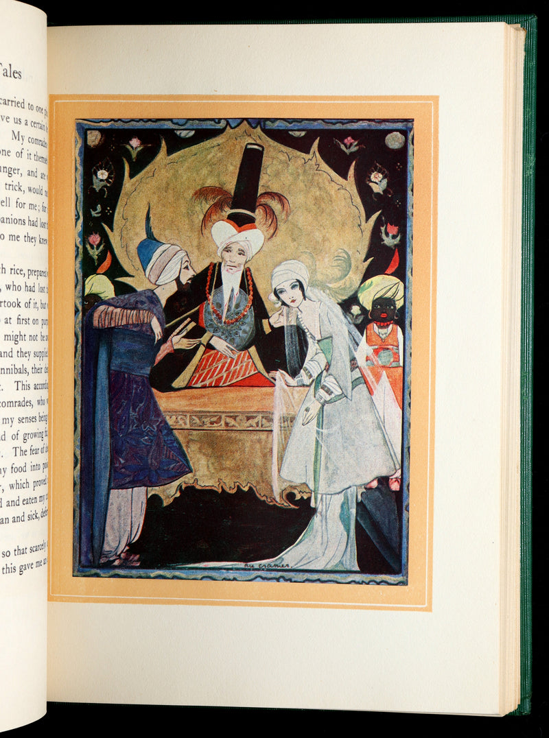 1923 Rare Book - Oriental Fairy Tales Illustrated by Rie Cramer