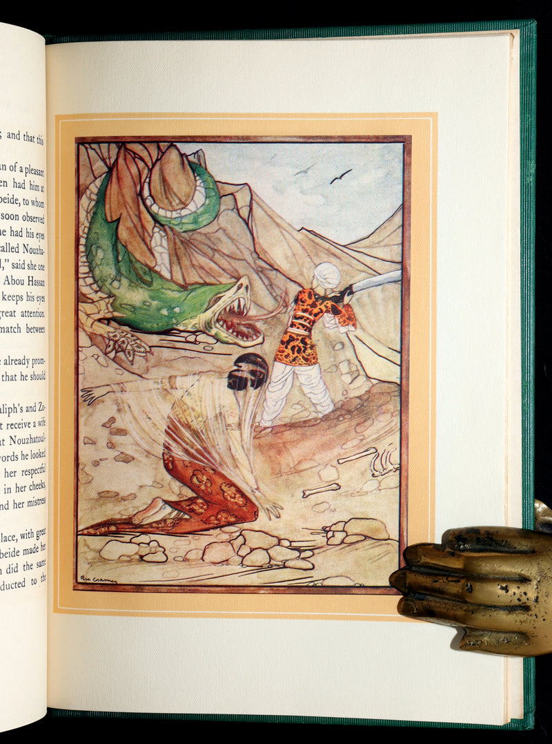 1923 Rare Book - Oriental Fairy Tales Illustrated by Rie Cramer