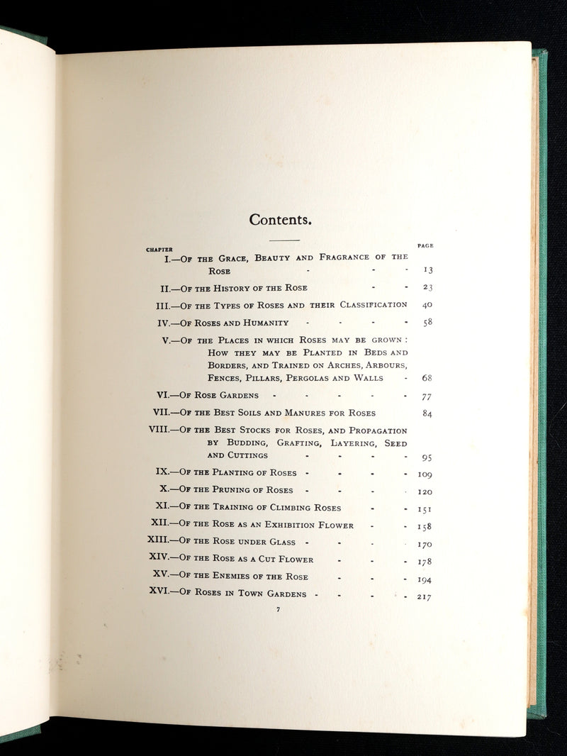1914 Rare Book - Roses and Rose Gardens by Walter P. Wright, Illustrated