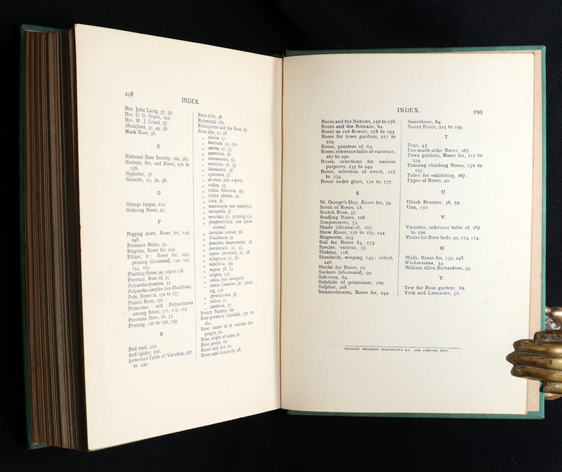 1914 Rare Book - Roses and Rose Gardens by Walter P. Wright, Illustrated