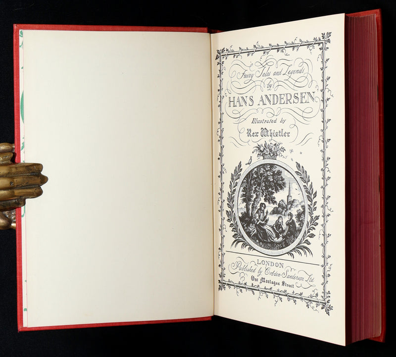 1935 Rare First Edition - Andersen Fairy Tales Illustrated by Rex Whistler