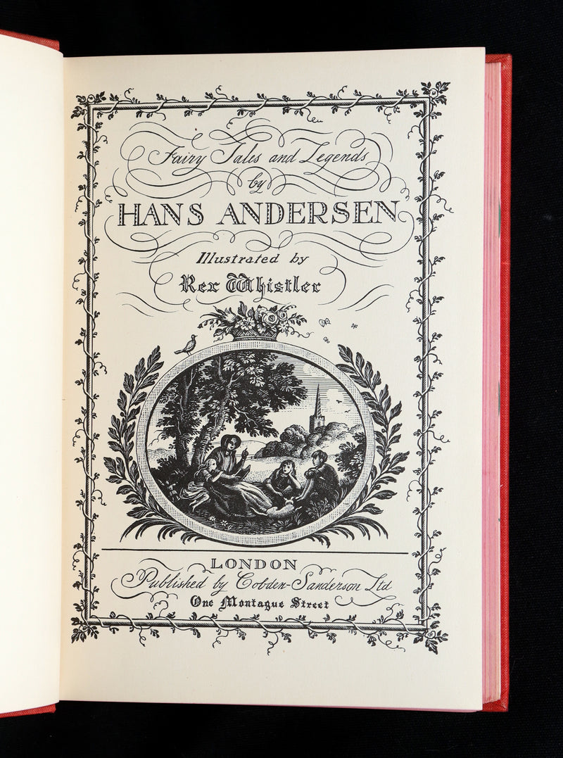 1935 Rare First Edition - Andersen Fairy Tales Illustrated by Rex Whistler
