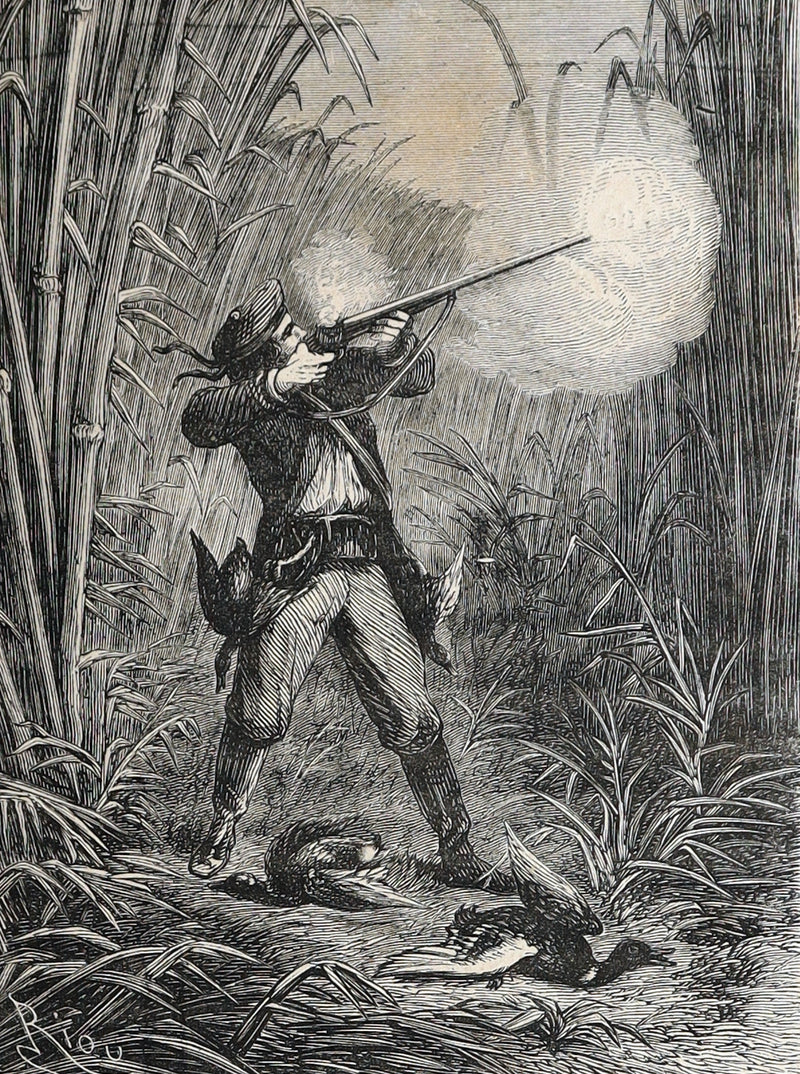 1881 French Hetzel Initiales Edition - Cinq Semaines en Ballon by Jules Verne