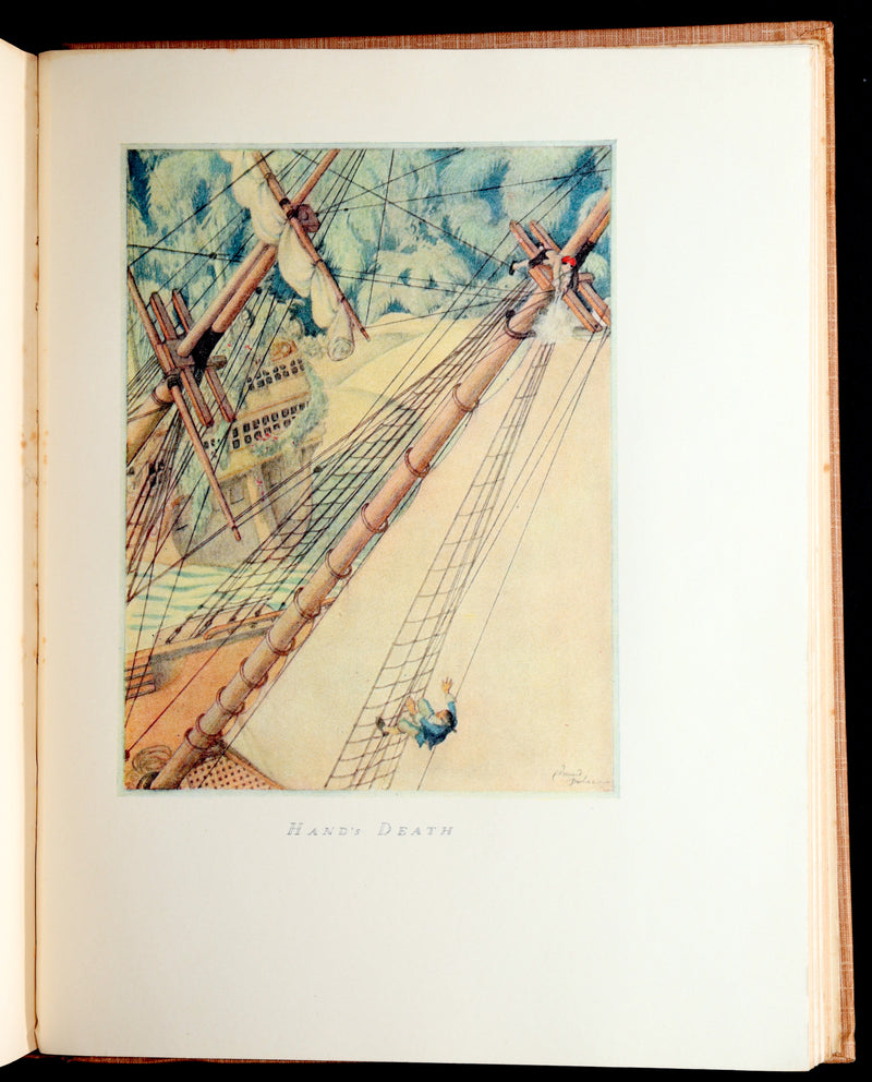 1927 First Edmund Dulac Illustrated Edition - Treasure Island by Louis Stevenson