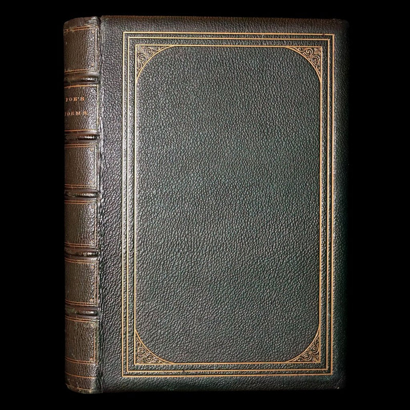 1866 Rare Book - Poems by Edgar Allan Poe. Complete with an Original Memoir