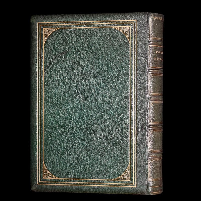1866 Rare Book - Poems by Edgar Allan Poe. Complete with an Original Memoir