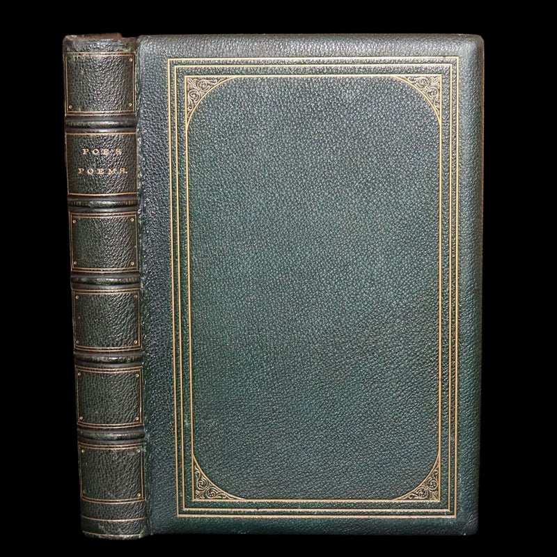 1866 Rare Book - Poems by Edgar Allan Poe. Complete with an Original Memoir