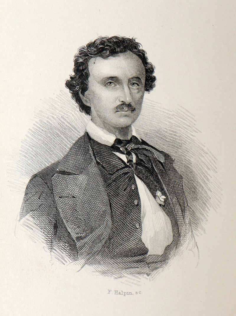 1866 Rare Book - Poems by Edgar Allan Poe. Complete with an Original Memoir