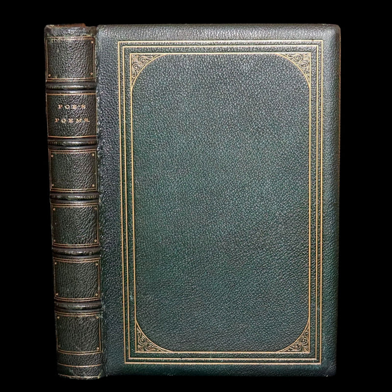 1866 Rare Book - Poems by Edgar Allan Poe. Complete with an Original Memoir