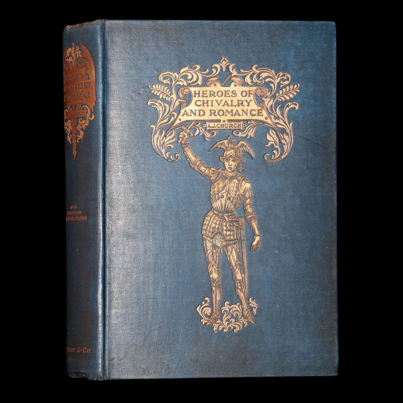 1898 First Edition - Heroes of Chivalry and Romance Illustrated by George Morrow