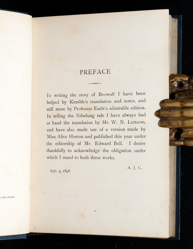 1898 First Edition - Heroes of Chivalry and Romance Illustrated by George Morrow
