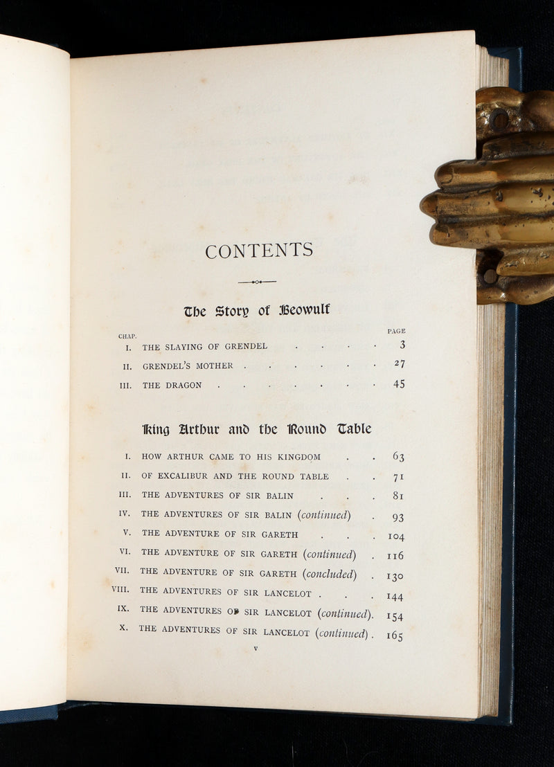 1898 First Edition - Heroes of Chivalry and Romance Illustrated by George Morrow