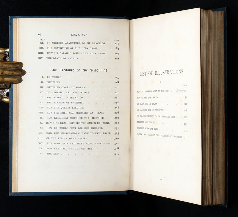 1898 First Edition - Heroes of Chivalry and Romance Illustrated by George Morrow