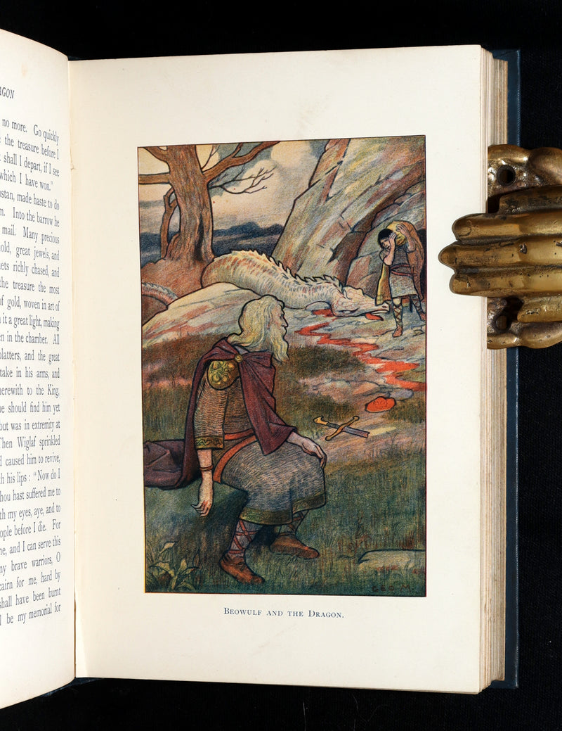 1898 First Edition - Heroes of Chivalry and Romance Illustrated by George Morrow