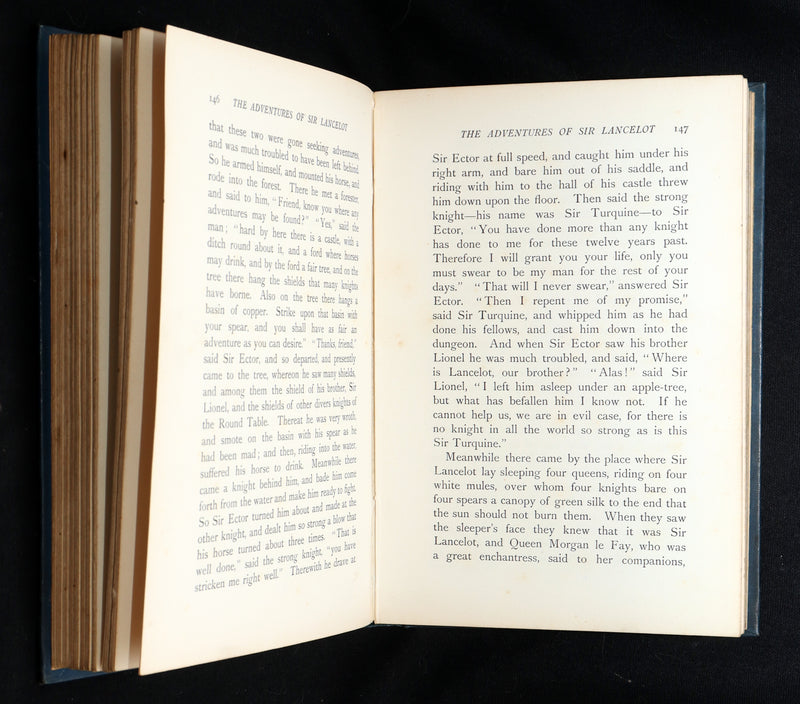 1898 First Edition - Heroes of Chivalry and Romance Illustrated by George Morrow