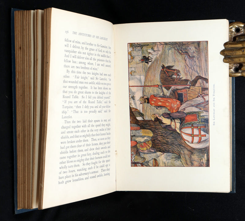 1898 First Edition - Heroes of Chivalry and Romance Illustrated by George Morrow