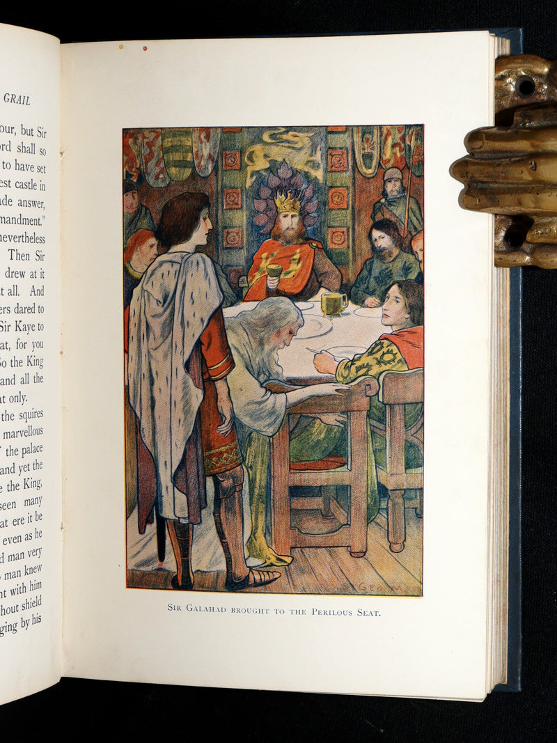 1898 First Edition - Heroes of Chivalry and Romance Illustrated by George Morrow