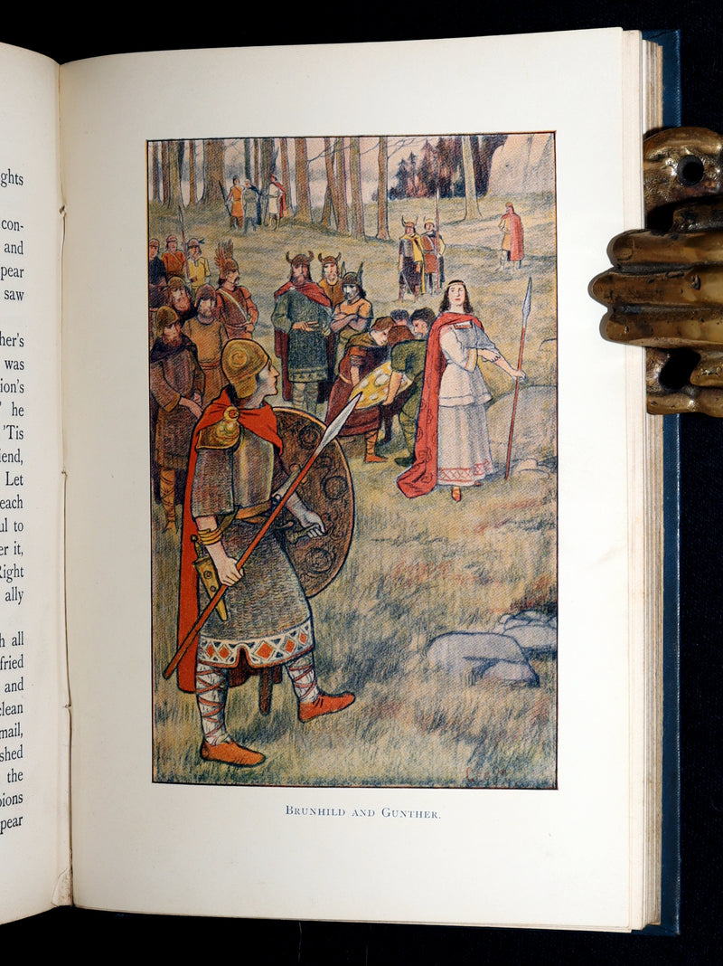 1898 First Edition - Heroes of Chivalry and Romance Illustrated by George Morrow