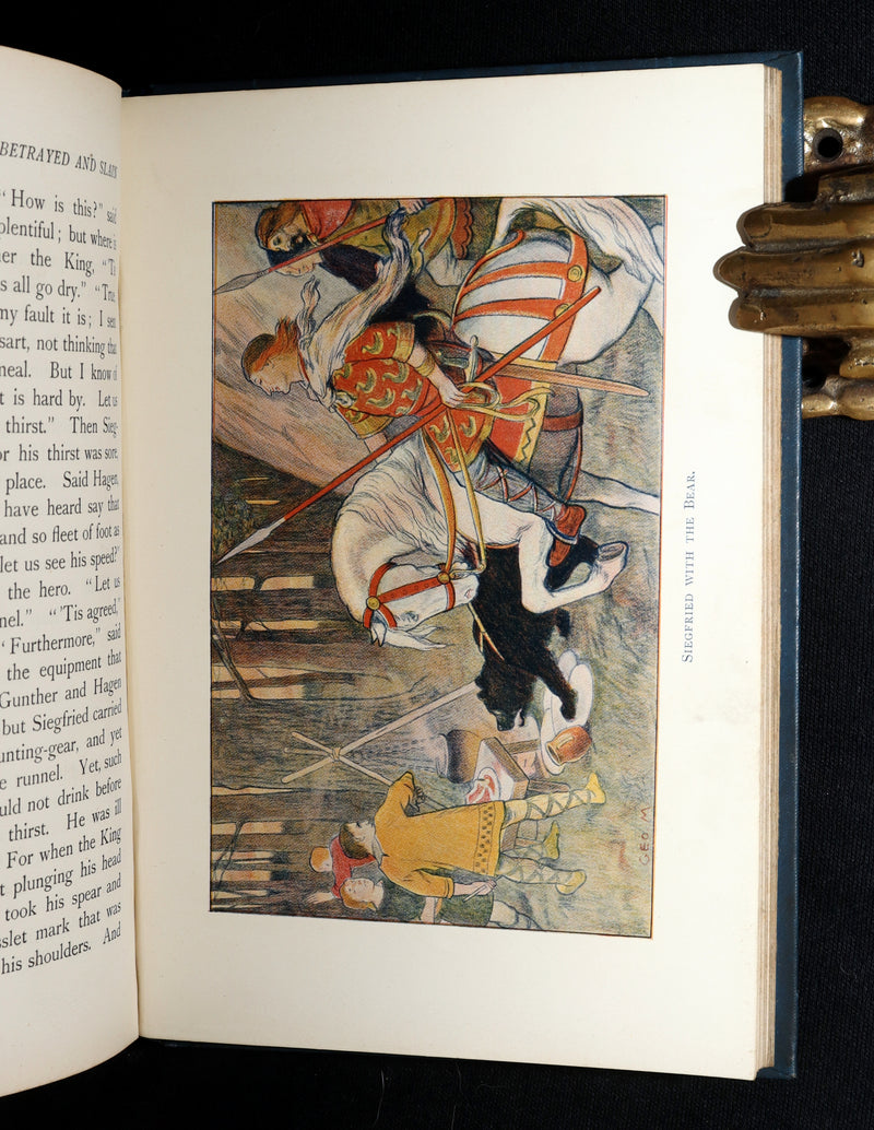 1898 First Edition - Heroes of Chivalry and Romance Illustrated by George Morrow