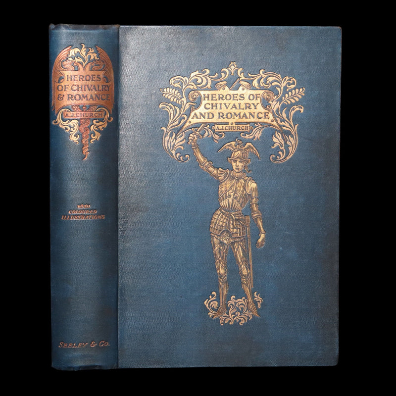 1898 First Edition - Heroes of Chivalry and Romance Illustrated by George Morrow