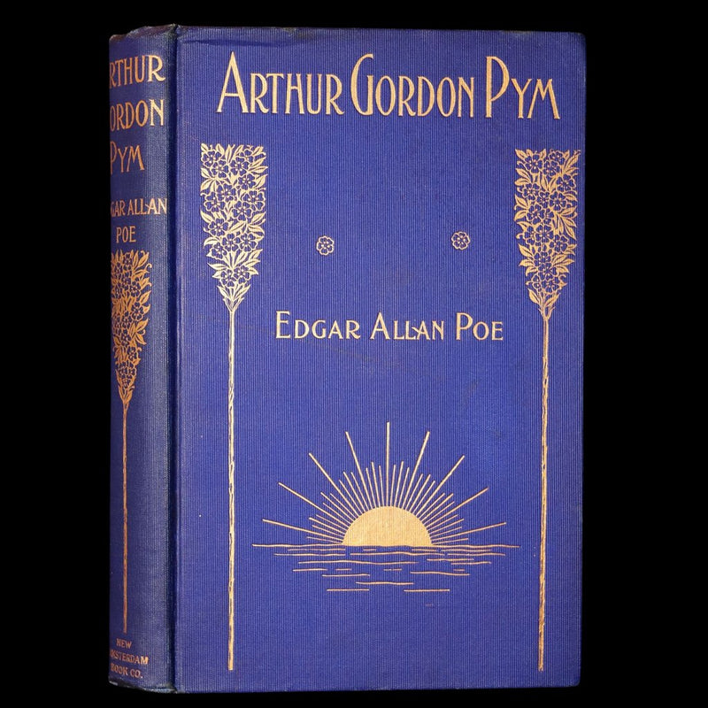 1889 Rare Book - Arthur Gordon Pym by Edgar Allan Poe, Illustrated by McCormick