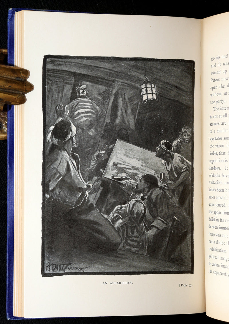 1889 Rare Book - Arthur Gordon Pym by Edgar Allan Poe, Illustrated by McCormick