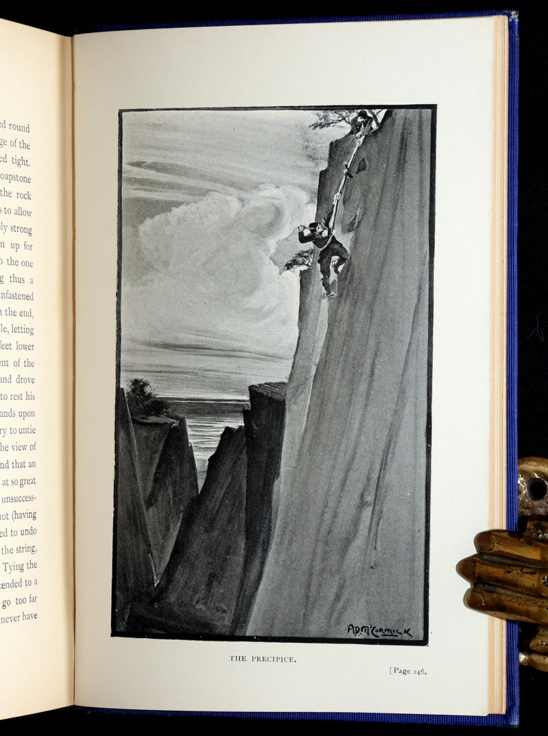 1889 Rare Book - Arthur Gordon Pym by Edgar Allan Poe, Illustrated by McCormick