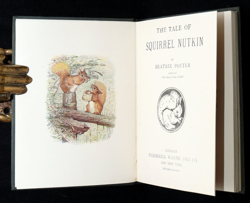 1910 Rare Book - The Tale of Squirrel Nutkin by Beatrix Potter