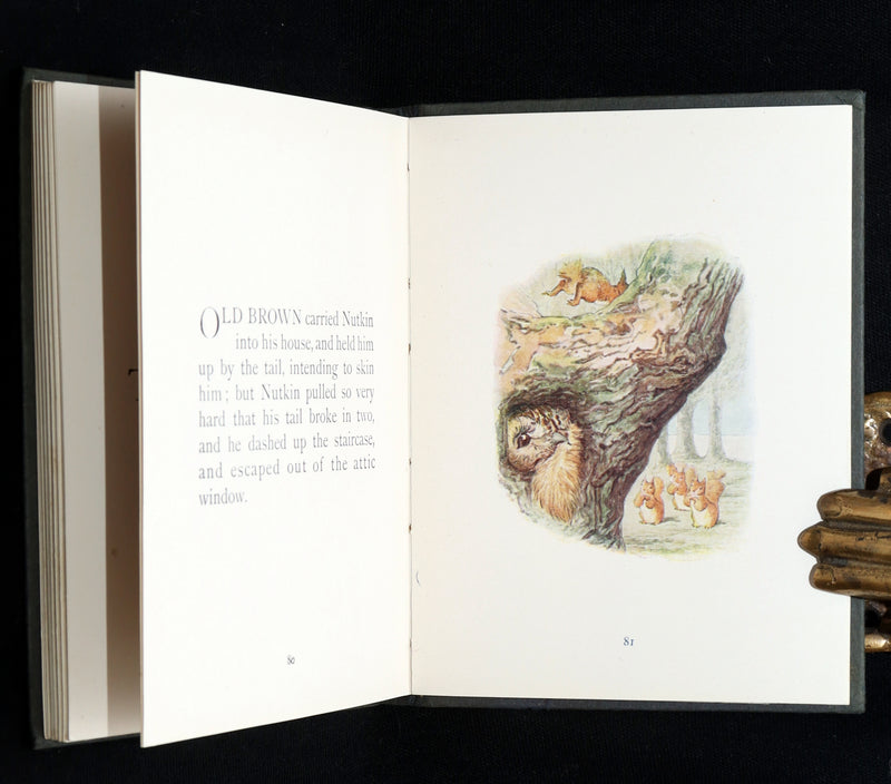 1910 Rare Book - The Tale of Squirrel Nutkin by Beatrix Potter