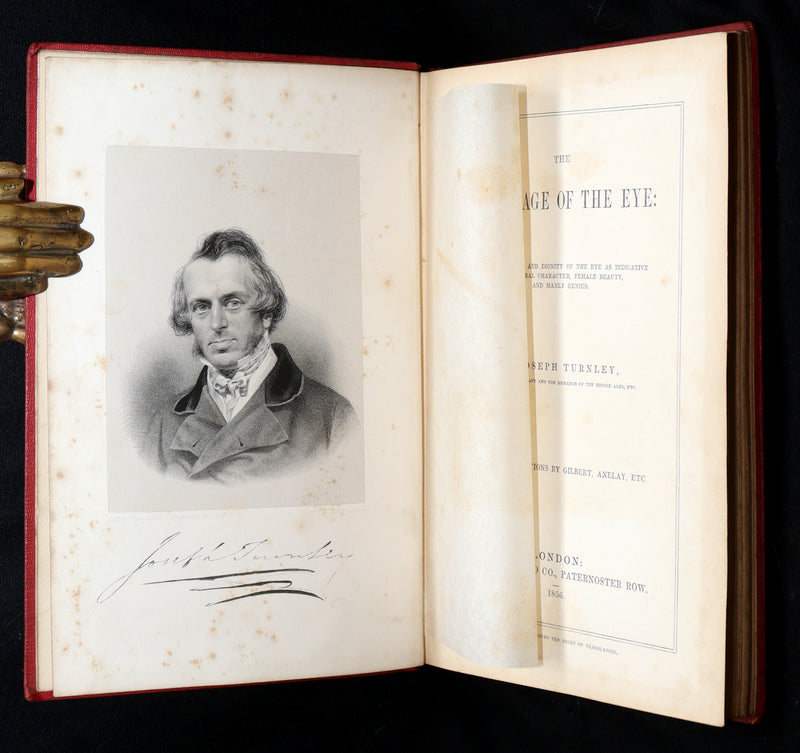 1856 Rare Victorian Treatise on Physiognomy - Language of the Eye by J. Turnley