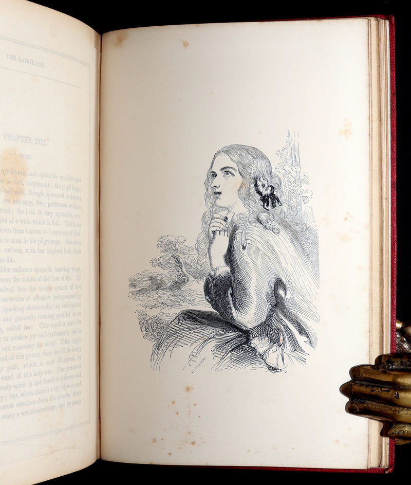 1856 Rare Victorian Treatise on Physiognomy - Language of the Eye by J. Turnley