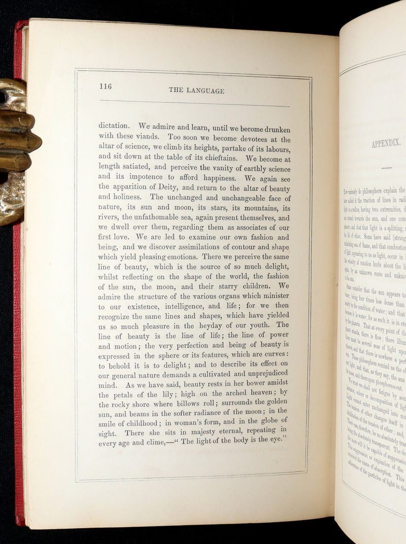 1856 Rare Victorian Treatise on Physiognomy - Language of the Eye by J. Turnley