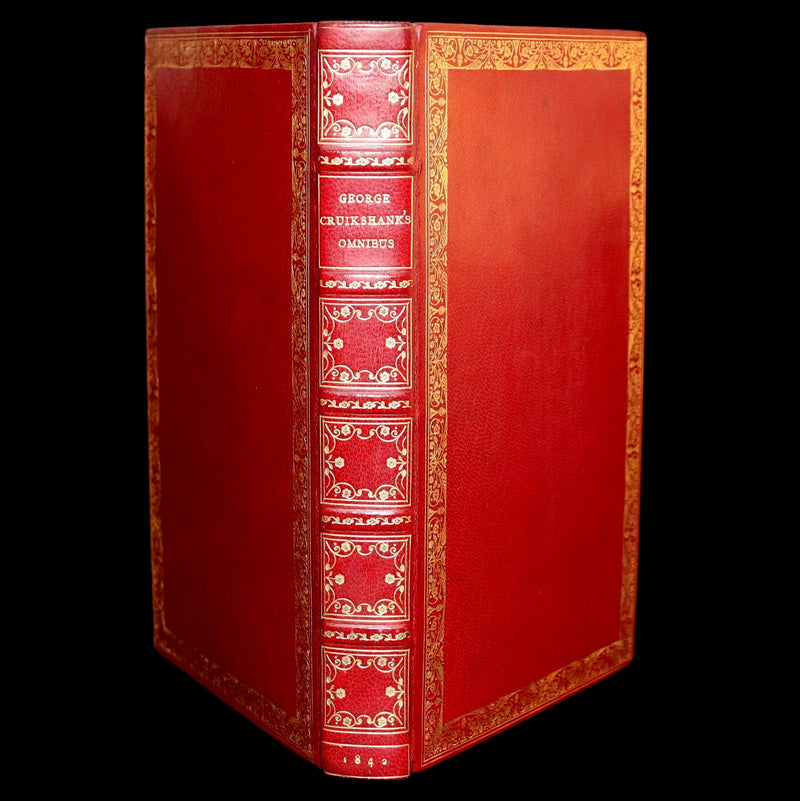 1842 Exquisite First Edition bound by Bayntun - George Cruikshank's Omnibus