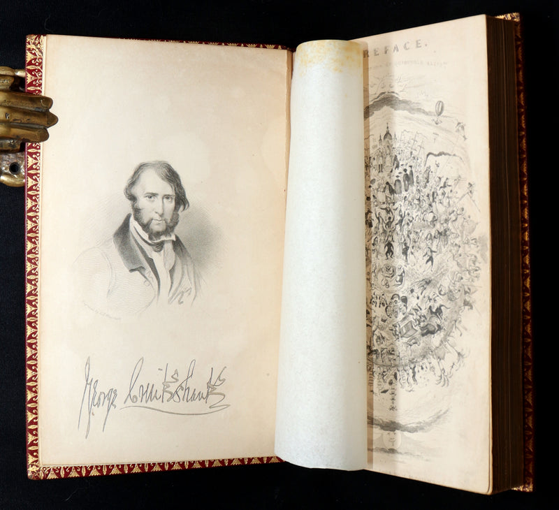 1842 Exquisite First Edition bound by Bayntun - George Cruikshank's Omnibus