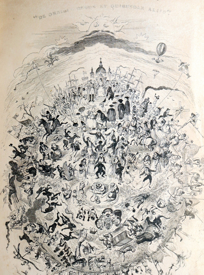 1842 Exquisite First Edition bound by Bayntun - George Cruikshank's Omnibus