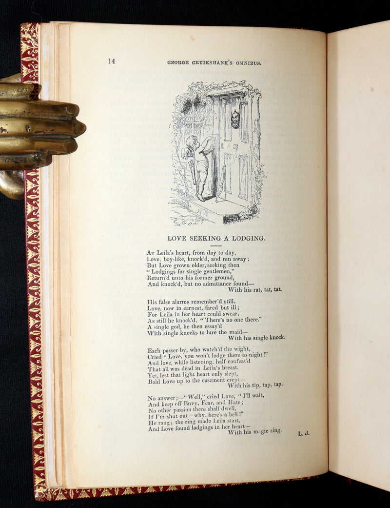 1842 Exquisite First Edition bound by Bayntun - George Cruikshank's Omnibus