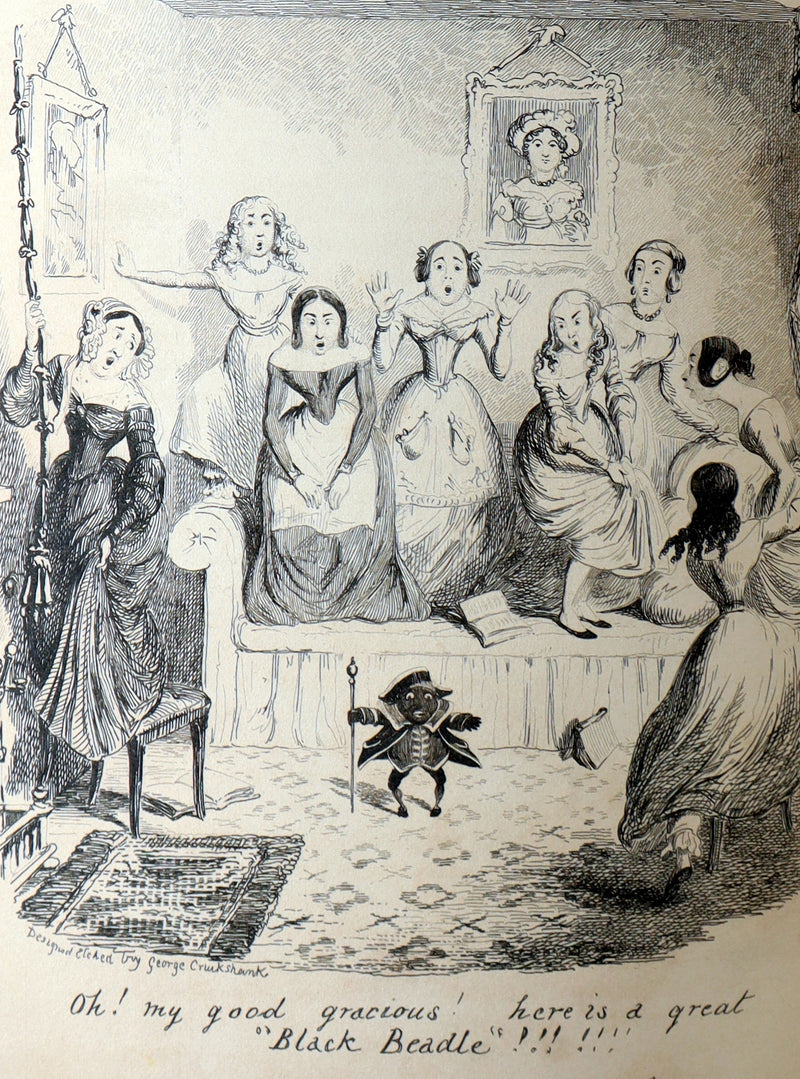 1842 Exquisite First Edition bound by Bayntun - George Cruikshank's Omnibus