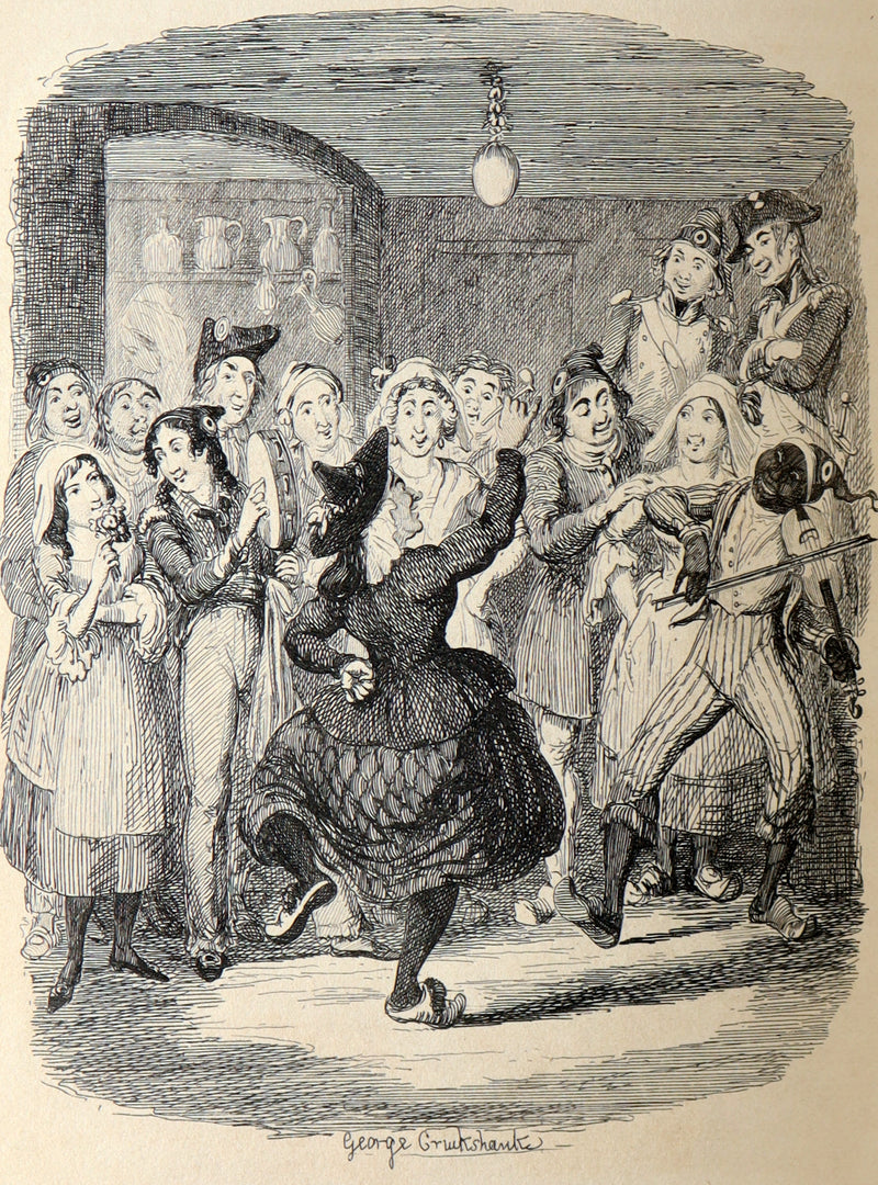 1842 Exquisite First Edition bound by Bayntun - George Cruikshank's Omnibus