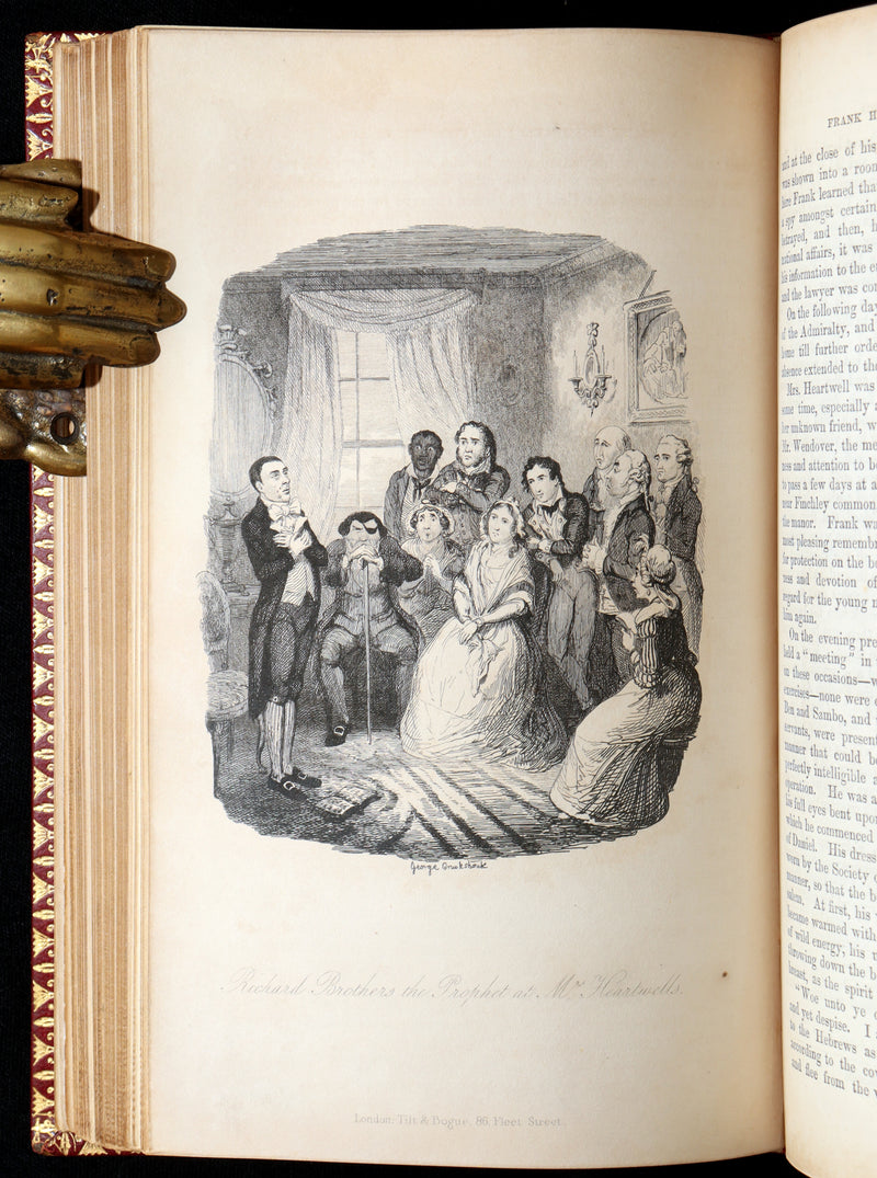 1842 Exquisite First Edition bound by Bayntun - George Cruikshank's Omnibus