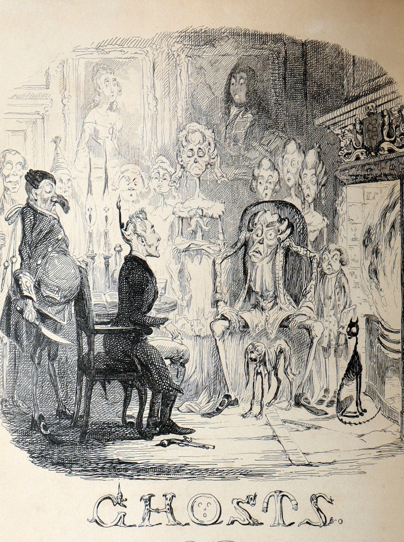 1842 Exquisite First Edition bound by Bayntun - George Cruikshank's Omnibus