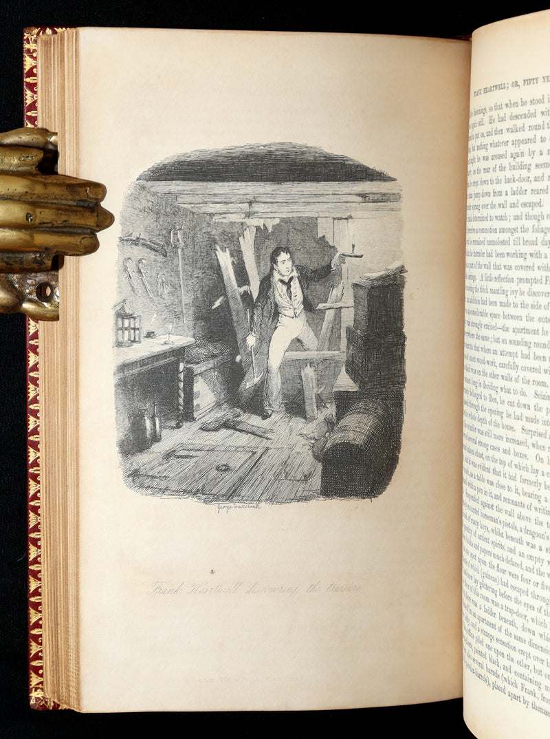 1842 Exquisite First Edition bound by Bayntun - George Cruikshank's Omnibus