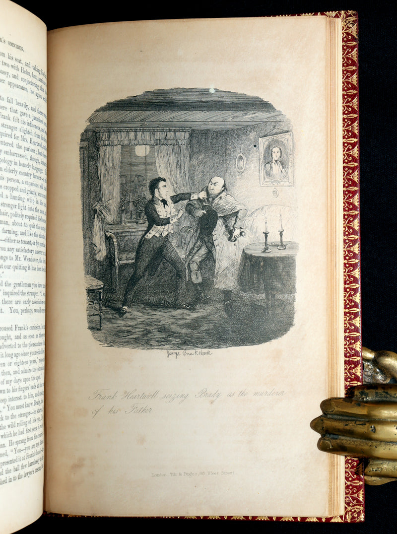 1842 Exquisite First Edition bound by Bayntun - George Cruikshank's Omnibus