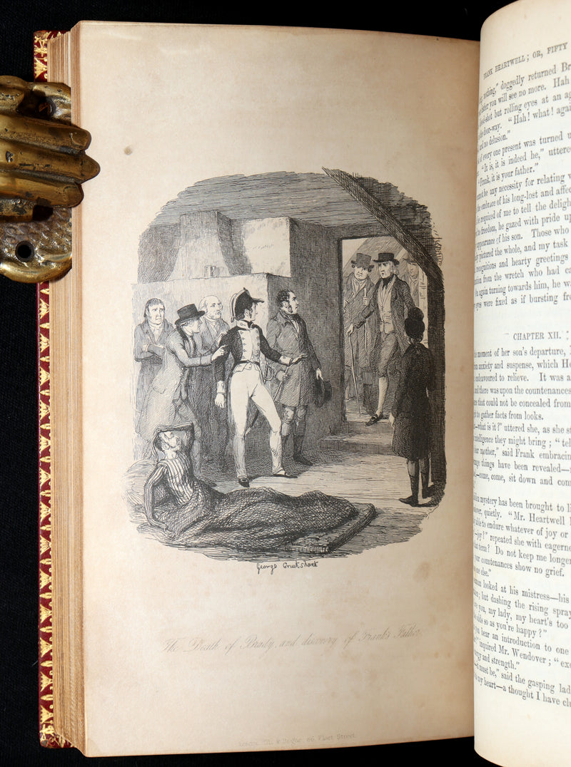 1842 Exquisite First Edition bound by Bayntun - George Cruikshank's Omnibus