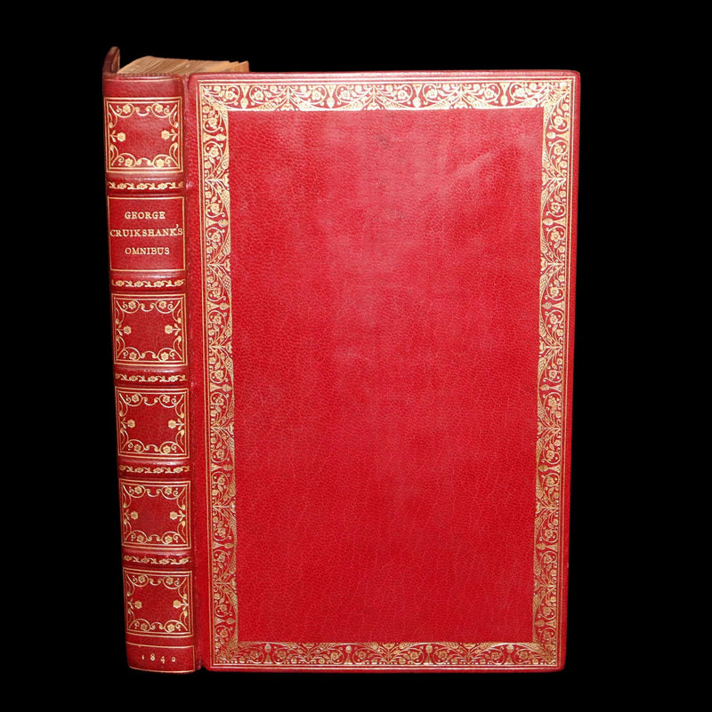 1842 Exquisite First Edition bound by Bayntun - George Cruikshank's Omnibus