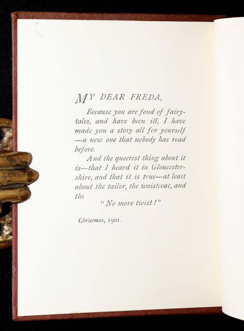 1910 Rare Early Edition - The Tailor of Gloucester by Beatrix Potter