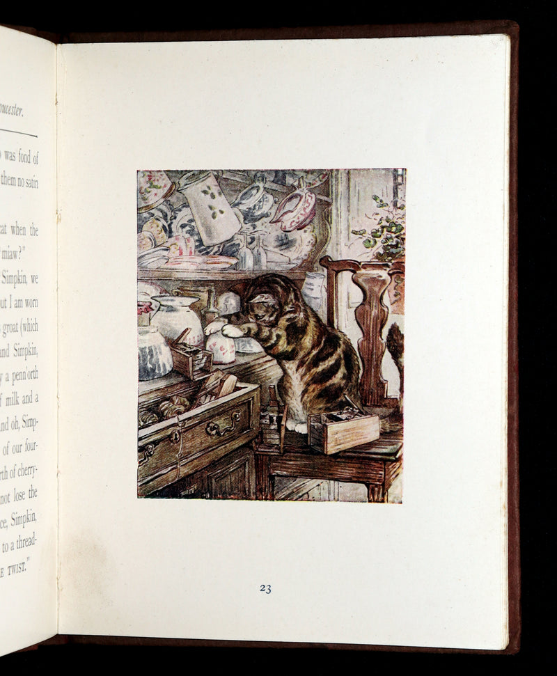 1910 Rare Early Edition - The Tailor of Gloucester by Beatrix Potter