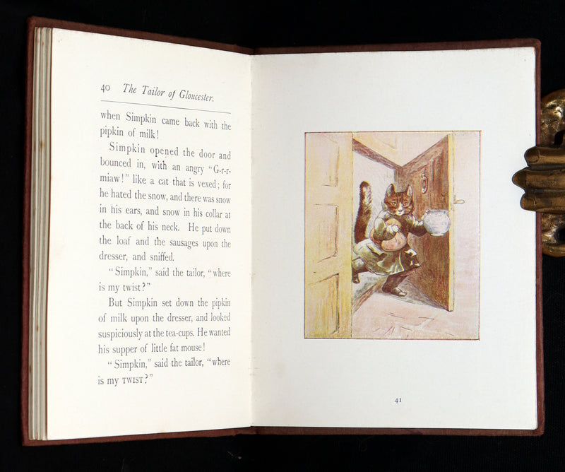 1910 Rare Early Edition - The Tailor of Gloucester by Beatrix Potter