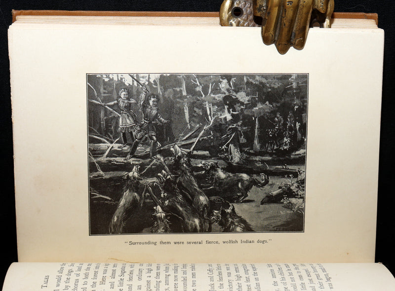 1903 Scarce First Signed Edition - Algonquin Indian Tales Collected by ER Young